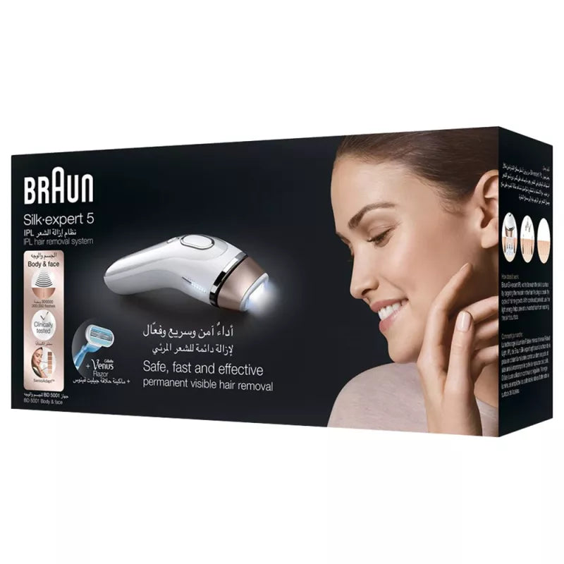 Braun Silk-Expert 5 Épilateur à lumière pulsée ( Laser ) corps et visage